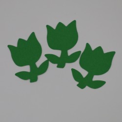 Kwiat tulipan 3,5cm wz1