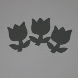 Kwiat tulipan 3,5cm wz1