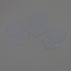 Kwiat tulipan 3,5cm wz1