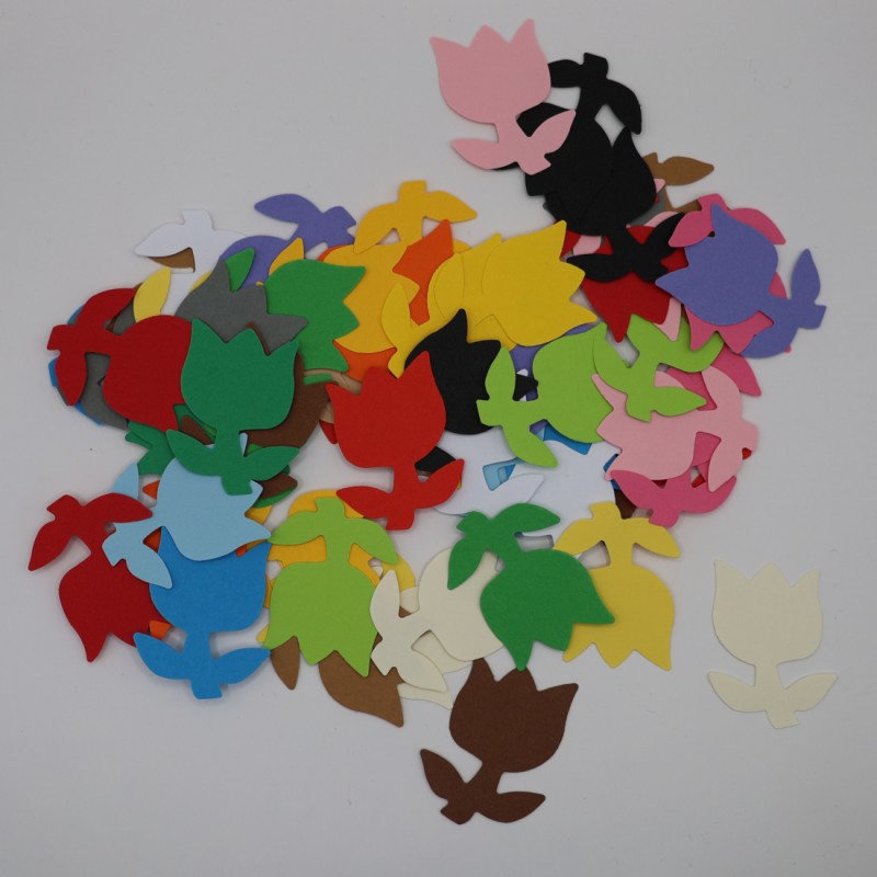 kwiat tulipan 3,5cm, wz1 mix