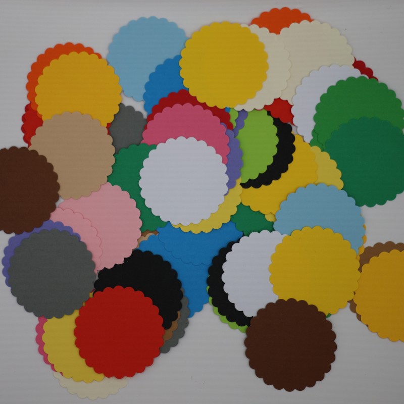 koło z falbanką 3,5cm wz14 mix