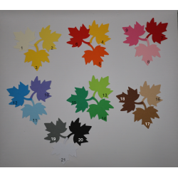 liść klonu 3,5cm wz12