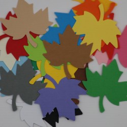 liść klonu 3,5cm wz12 mix