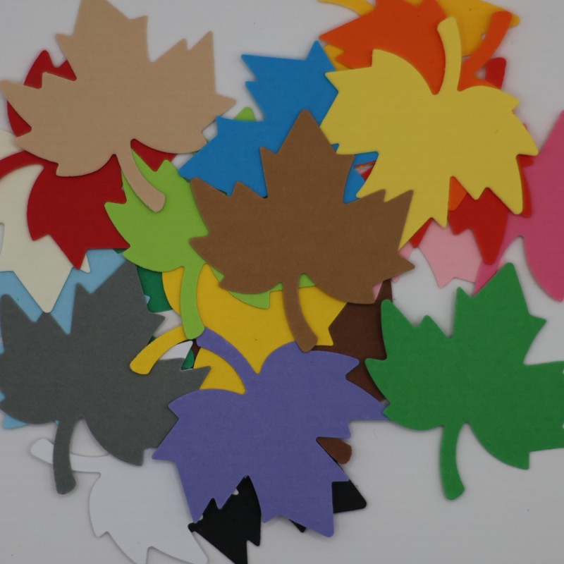 liść klonu 3,5cm wz12 mix