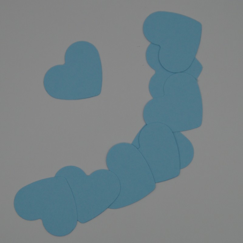 scrapki w kształcie serca, romantyczne dekoracje kreatywne